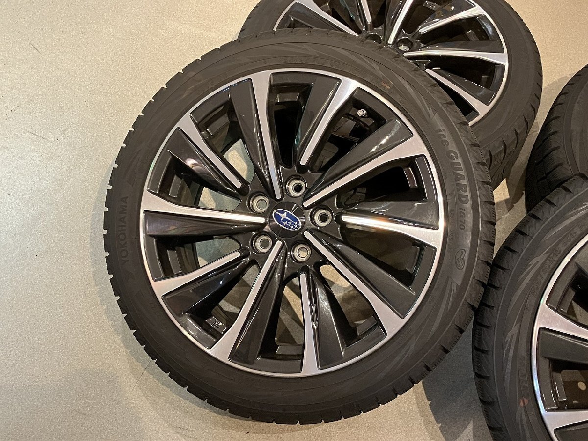 ◇美品◇ 2022年製 225/45R18 スバル 純正 アルミホイール ヨコハマ