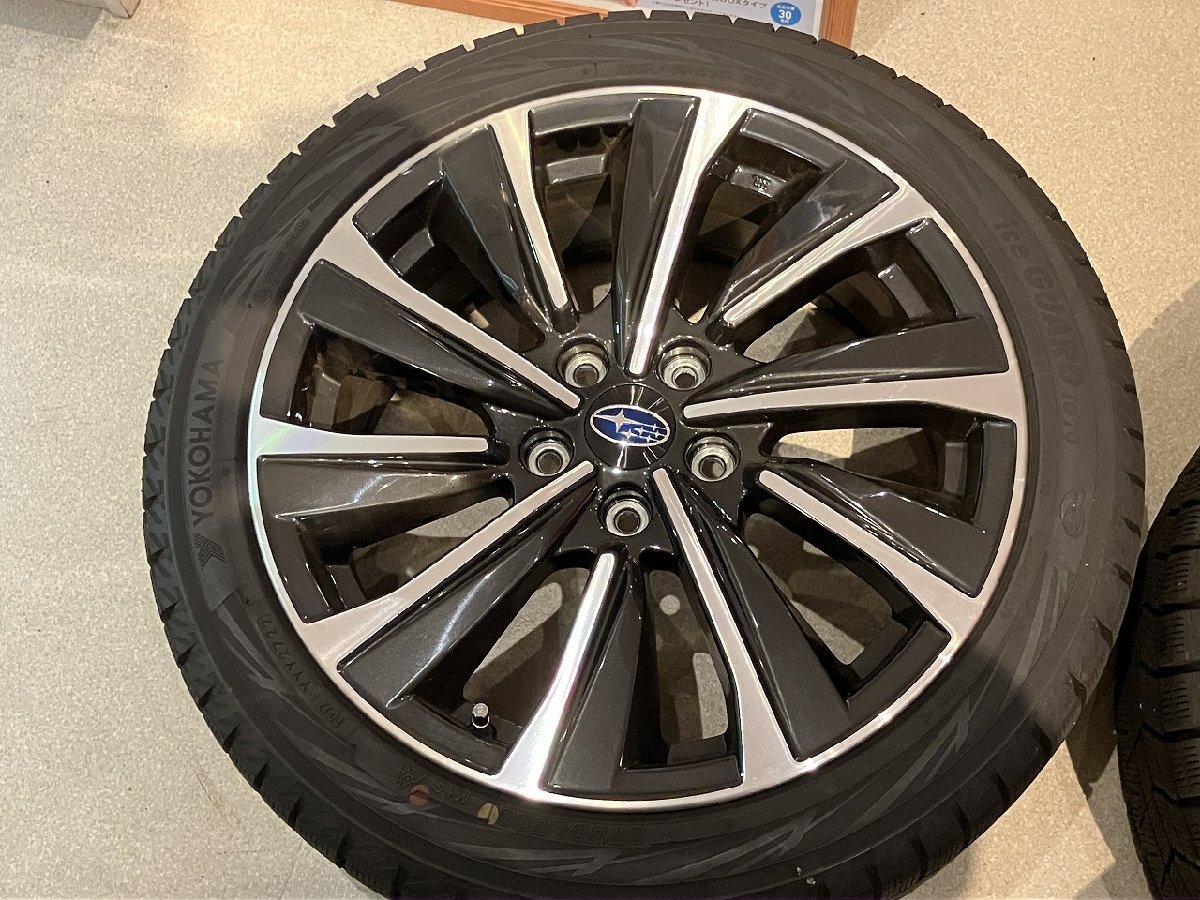 ◇美品◇ 2022年製 225/45R18 スバル 純正 アルミホイール ヨコハマ