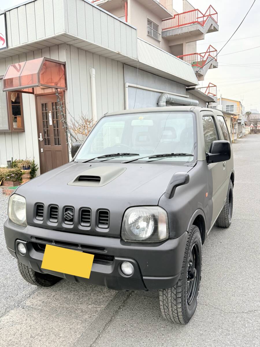スズキジムニー　JB23 XC K6A インタークーラーターボ 平成10年　4WD四駆(パート)　車検2年付きエアコンパワステ付き　4AT_1