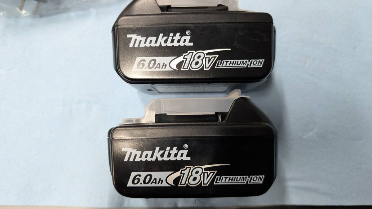 純正 未使用 makita マキタ 急速充電器DC18RF バッテリーBL1860B 2個 
