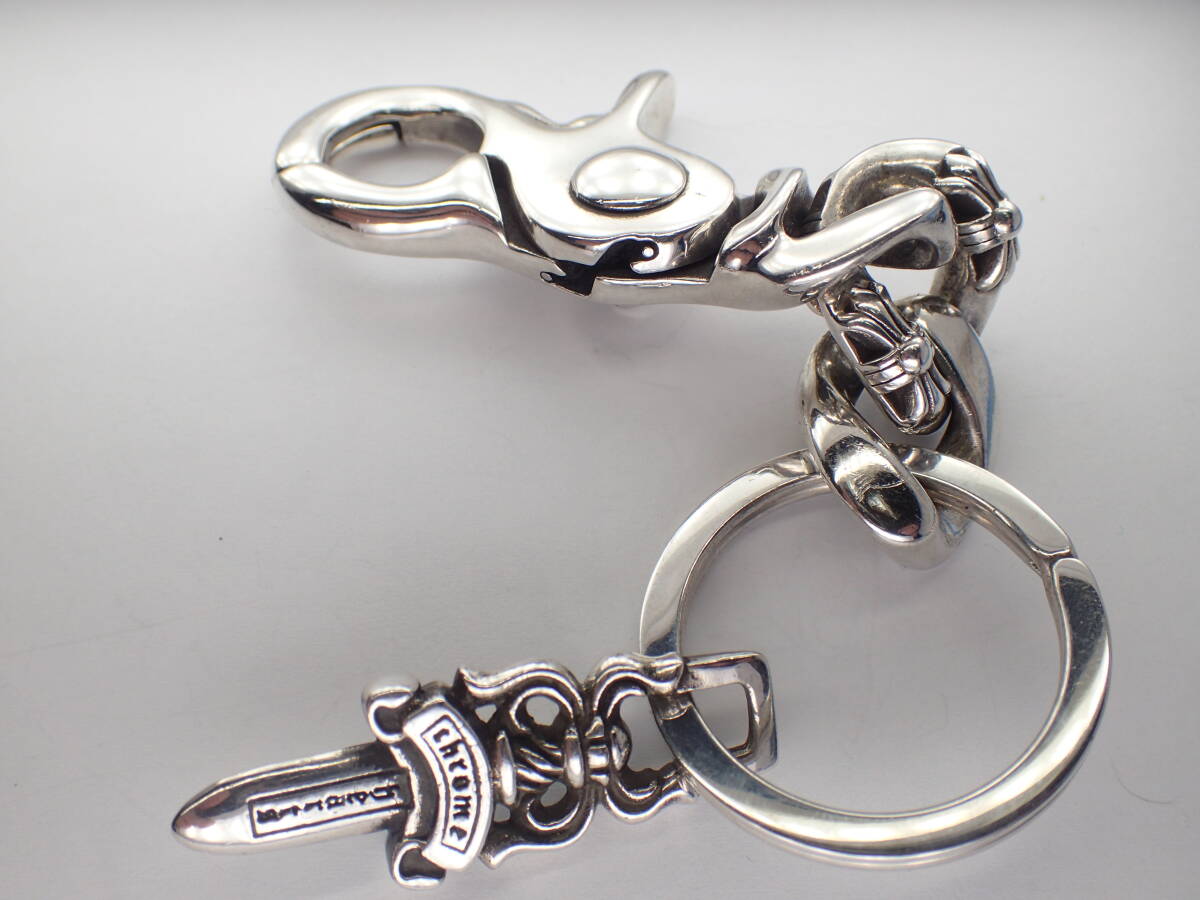 クロムハーツ☆ファンシーダガーキーチェーンショート☆正規品48.52g 