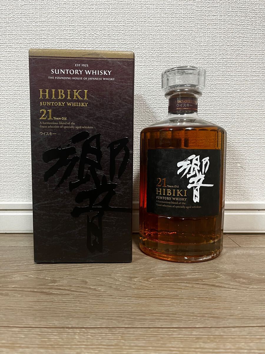 サントリー響21年未開封 SUNTORY HIBIKI 箱付 ウイスキー 響 21年 43