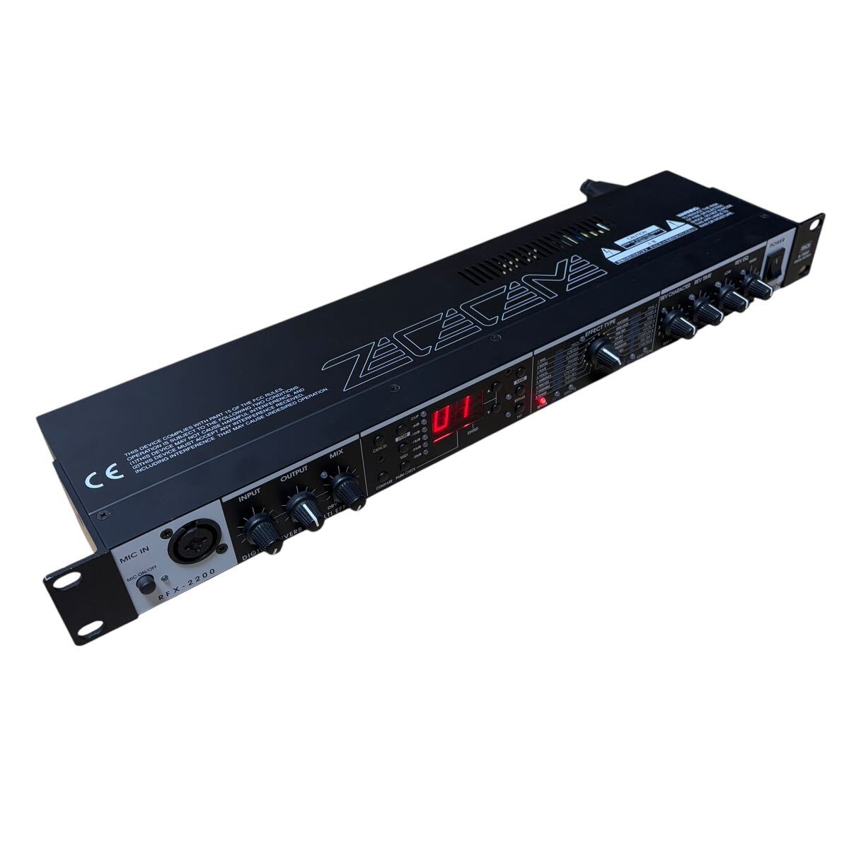ZOOM RFX-2200 デジタルリバーブ マルチエフェクト ズーム 音響機器 PA