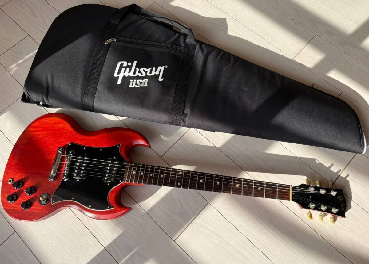 ☆Gibson SG 2001 Cherry ソフトケース付き！ ジャンク扱い SG Gibson