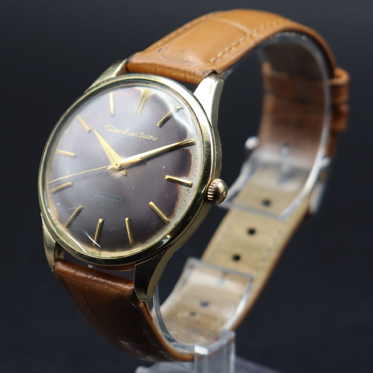 CITIZEN DELUXE 1960s PARASHOCK 21石 □CITIZEN DELUXE PARASHOCK 21J 