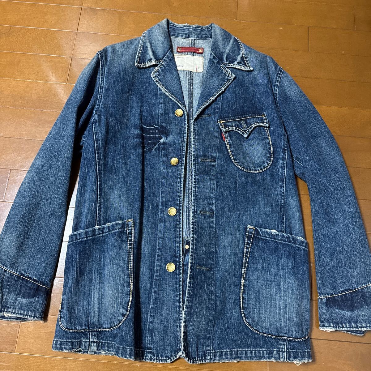 リーバイス Levi's デニムカバーオール サイズ L ヴィンテージ好きに