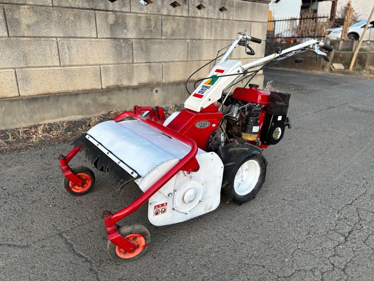 オーレック 歩行型草刈機 HR661A 共立　草刈機　ハンマーナイフローター　引き取り限定品　中古_1