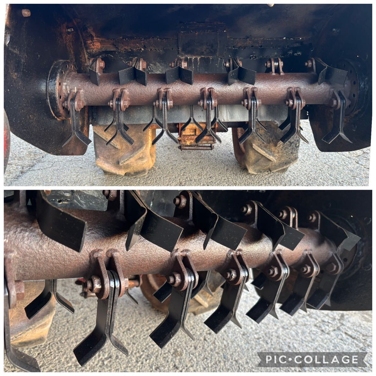 オーレック 歩行型草刈機 HR661A 共立　草刈機　ハンマーナイフローター　引き取り限定品　中古_10