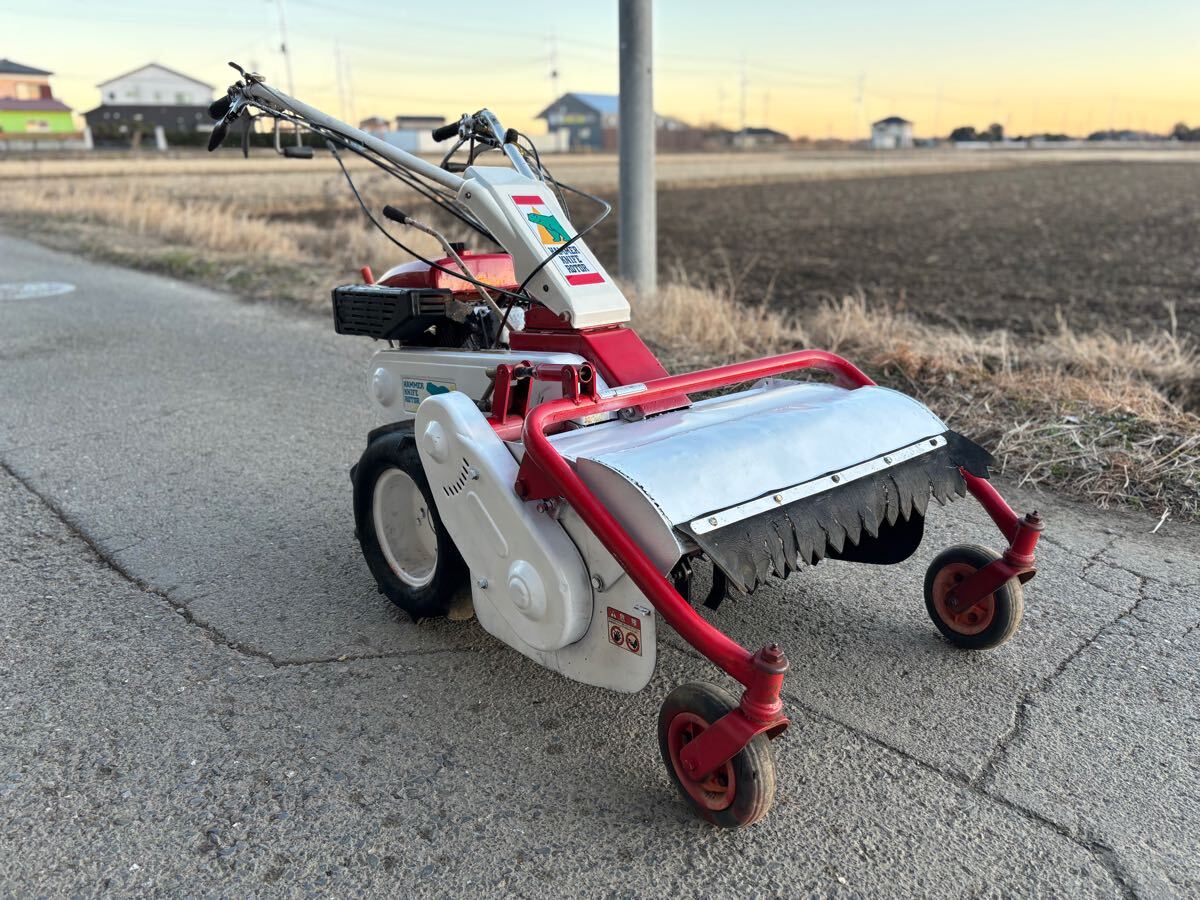 オーレック 歩行型草刈機 HR661A 共立　草刈機　ハンマーナイフローター　引き取り限定品　中古_2