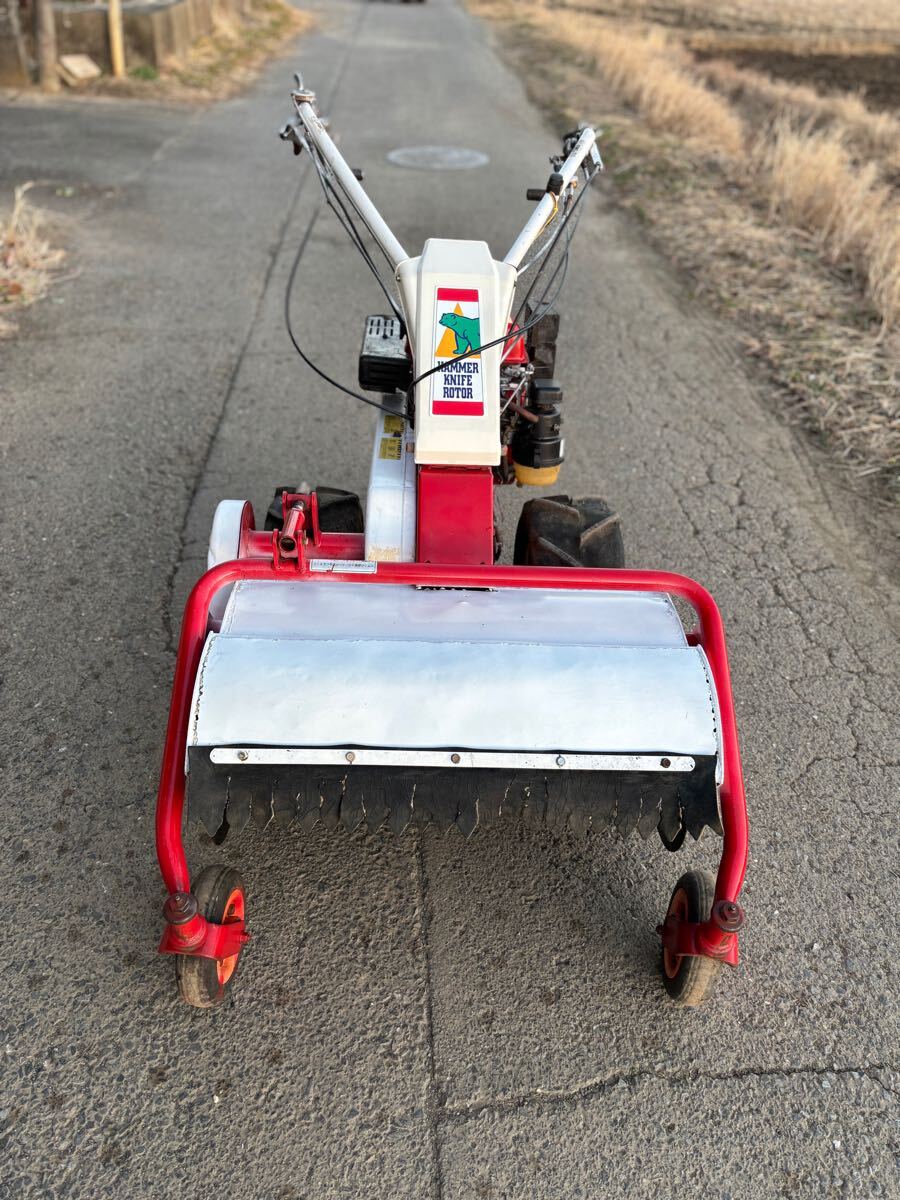 オーレック 歩行型草刈機 HR661A 共立　草刈機　ハンマーナイフローター　引き取り限定品　中古_4