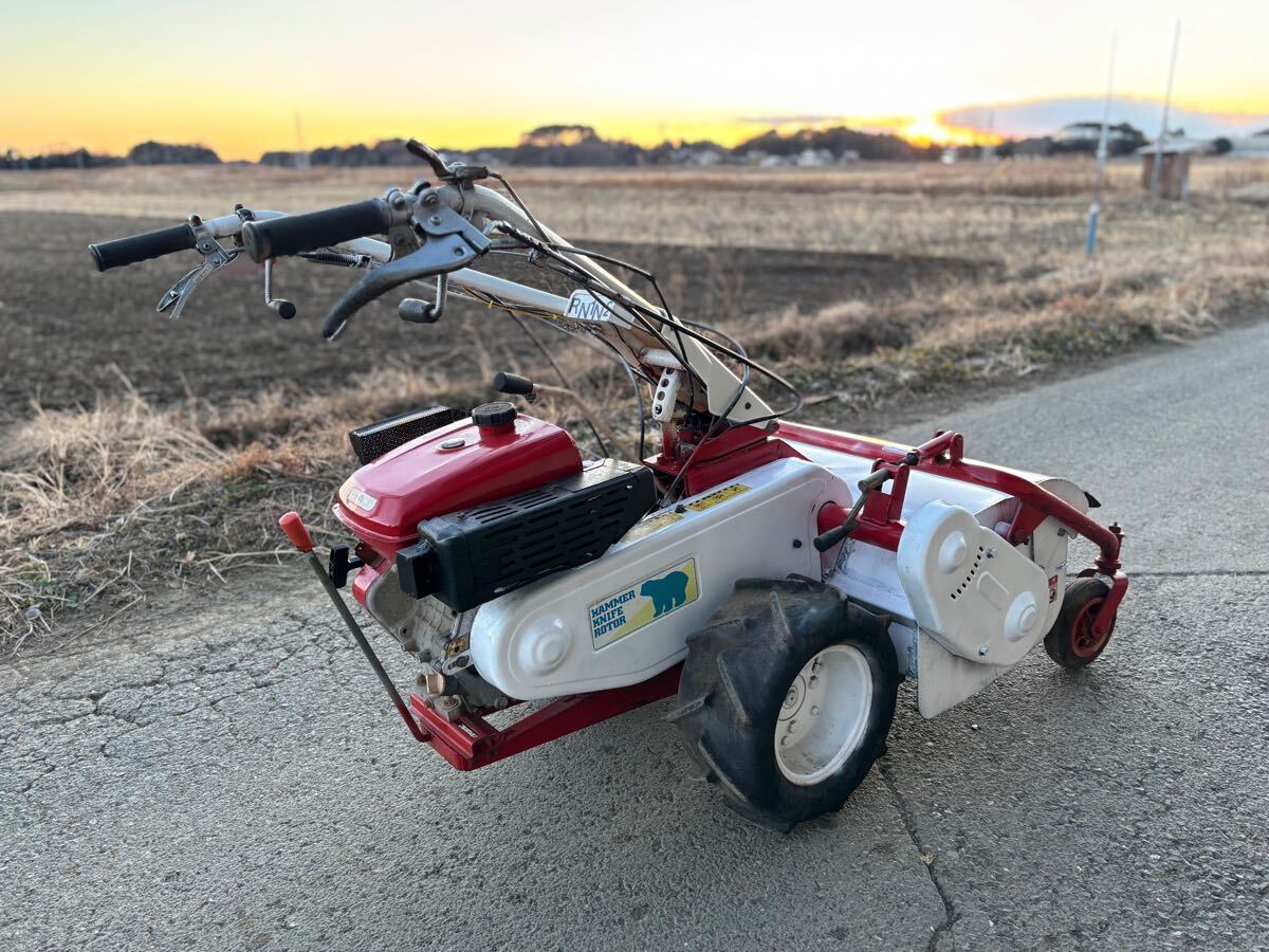 オーレック 歩行型草刈機 HR661A 共立　草刈機　ハンマーナイフローター　引き取り限定品　中古_5
