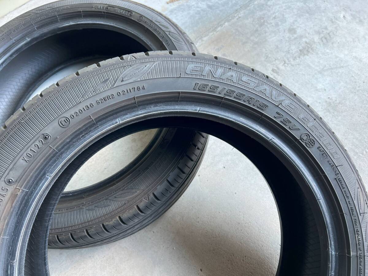 ★165/55R15 ダンロップ エナセーブ EC300 2022年製 4本★DUNLOP ENASAVE_1