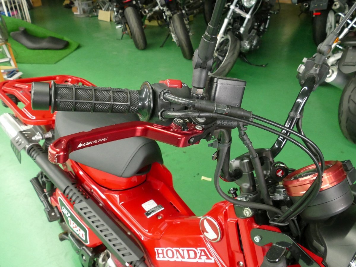 CT125　ハンターカブ　JA55　ブレーキ レバー　ペダル カバー　コンビニ フック　 シャフト サイド スタンド ペグ シフト ナンバー ボルト JA55 CT125 JA65 予約販売商品K-SPEED ENDURANCE（エンデュランス） ハンターカブ（8BJ-JA65）に適合する｜ブレーキレバーの