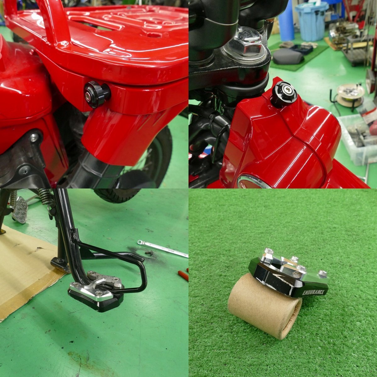 CT125　ハンターカブ　JA55　ブレーキ レバー　ペダル カバー　コンビニ フック　 シャフト サイド スタンド ペグ シフト ナンバー ボルト JA55 CT125 JA65 予約販売商品K-SPEED ENDURANCE（エンデュランス） ハンターカブ（8BJ-JA65）に適合する｜ブレーキレバーの