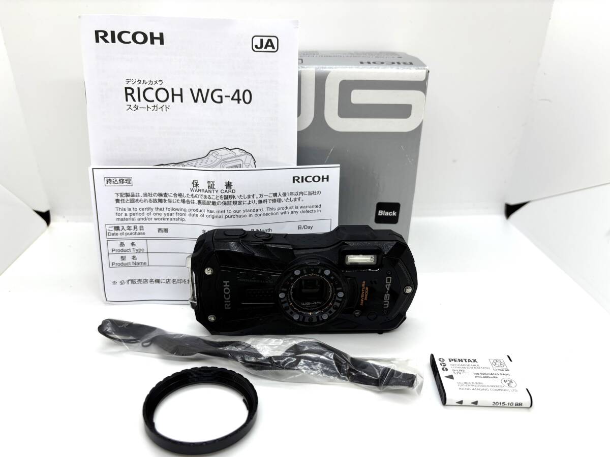 RICOH WG-40 BLACK リコー 【公式通販】