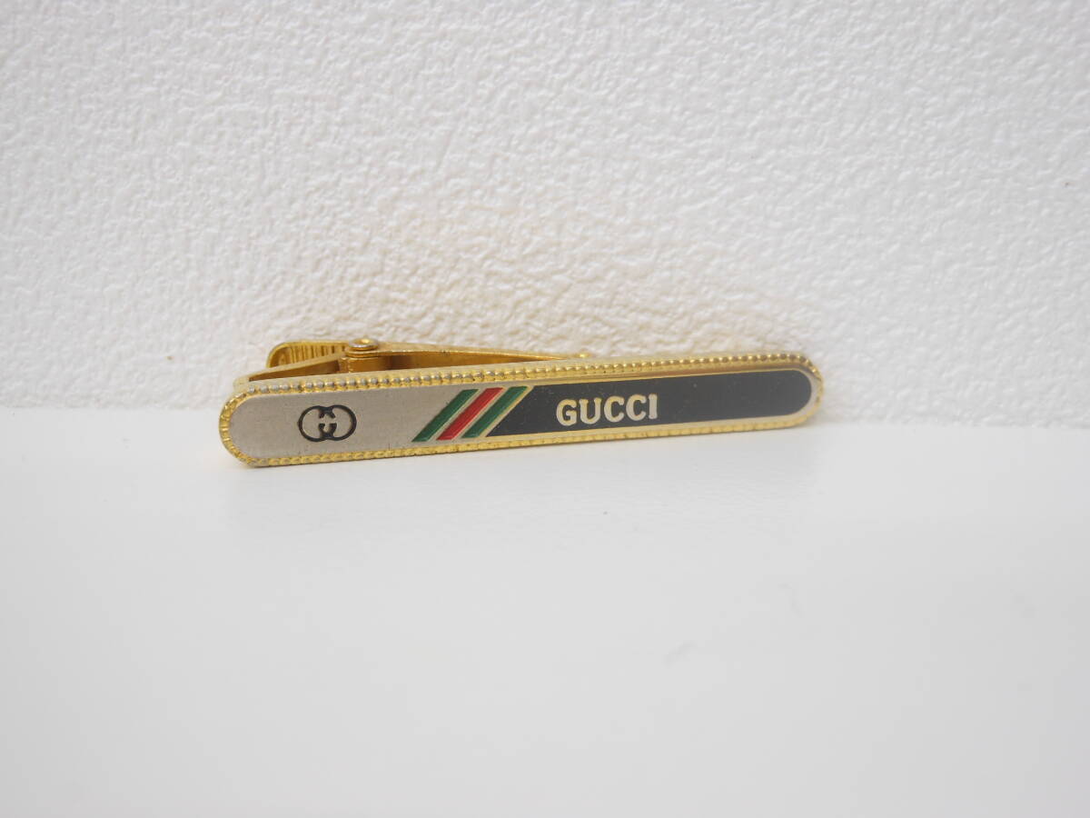 004 ブランド祭 アクセサリー祭 GUCCI ネクタイピン シェリーライン