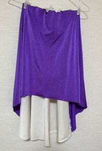 アルゼンチンタンゴ　スカート　パープル　フィッシュテール