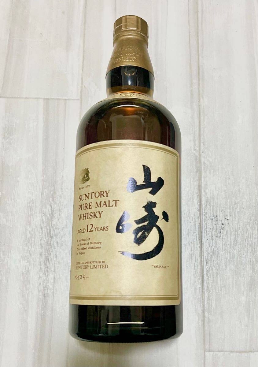 12年 サントリー 山崎 山崎12年 ピュアモルトウイスキー 750ml 【未開