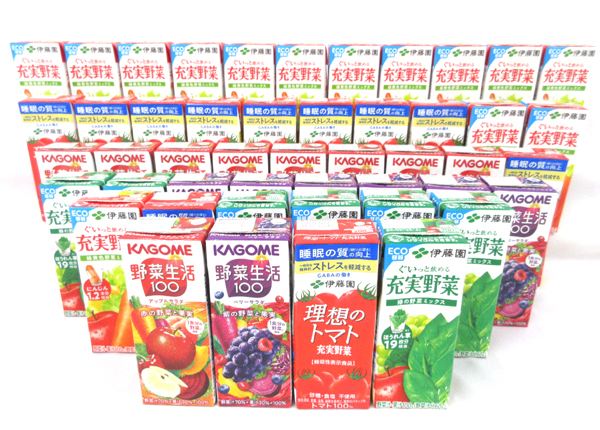 【本物保証，送料無料】 送料300円 税込 ks495 飲料 緑黄色野菜ミックス 理想のトマト 等 5種 48本 シンオク(野菜飲料)｜売買されたオークション情報、yahooの商品情報をアーカイブ公開 - オークファン 野菜飲料
