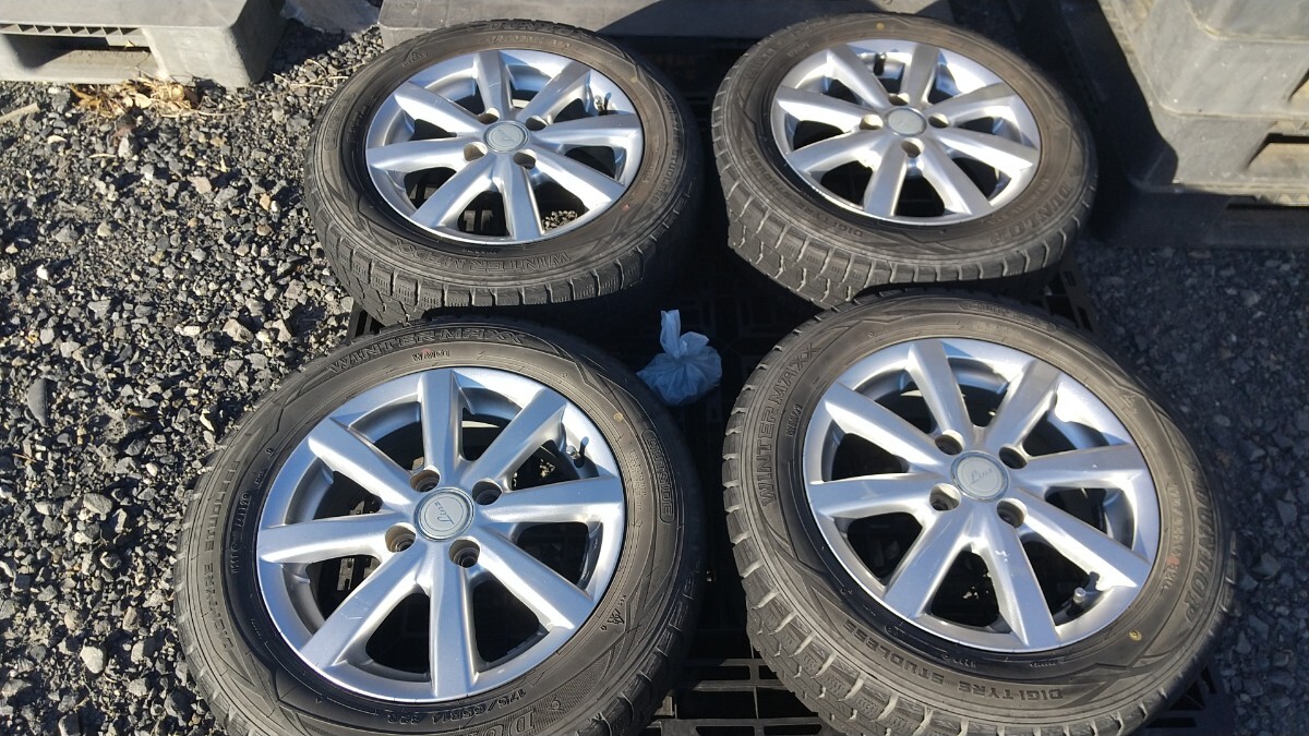 中古タイヤ サマータイヤ ホイールセット 4本セット 185/65R15 ホンダ 