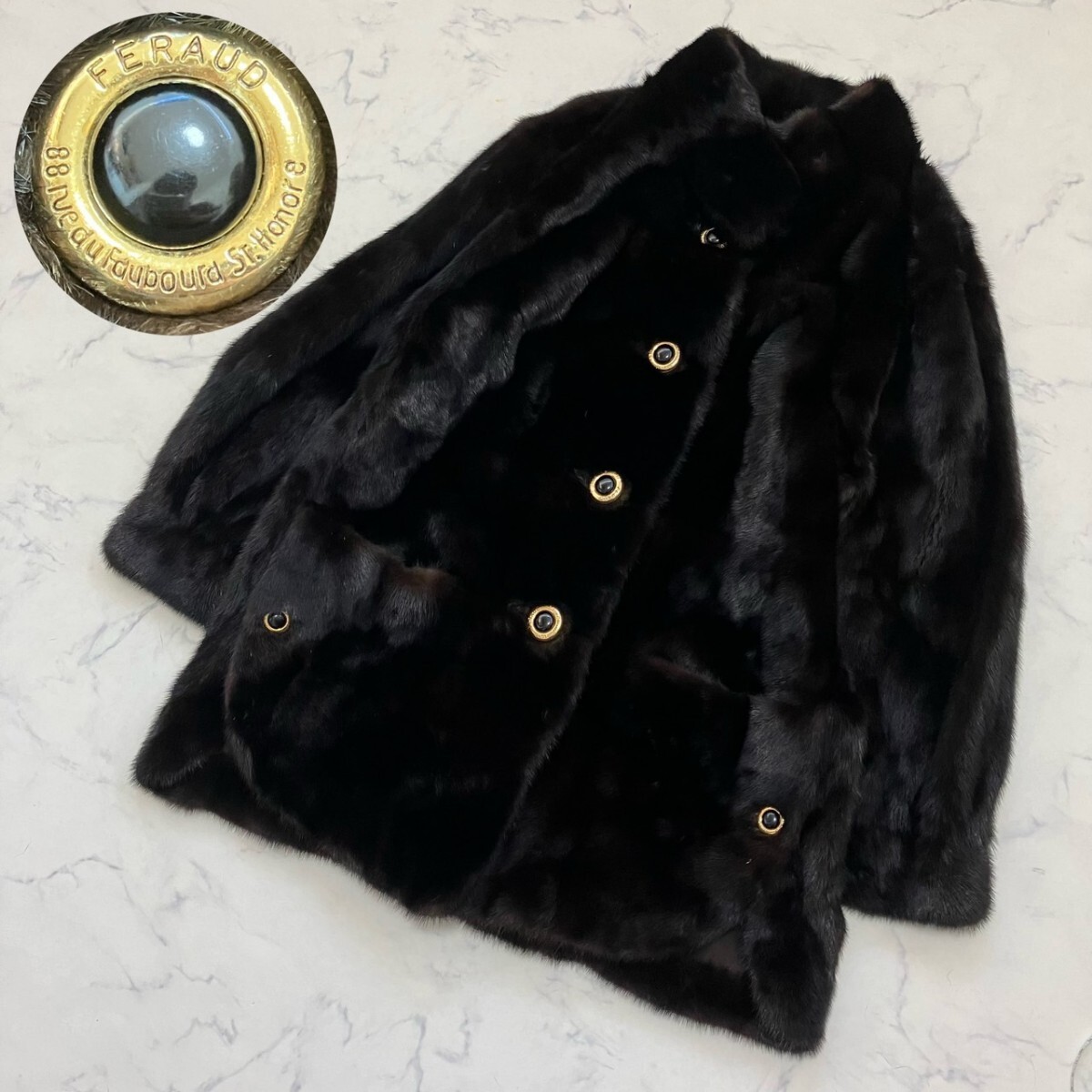 Louis Feraud PARIS ルイフェロー 毛皮 ミンクコート ミンク MINK 