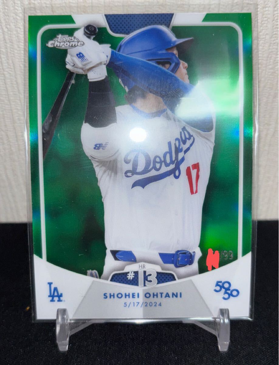 M*5様 150枚限定 大谷翔平 2023 Topps Chrome BLUE ☆150枚限定☆大谷翔平 Topps Chrome 2024 Shohei Ohtani 50/50 Blue
