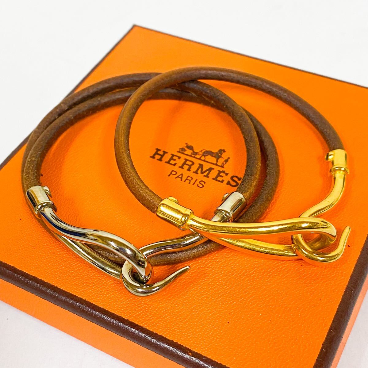 ♪ HERMES エルメス ジャンボ チョーカー ブレスレット 2点セット 