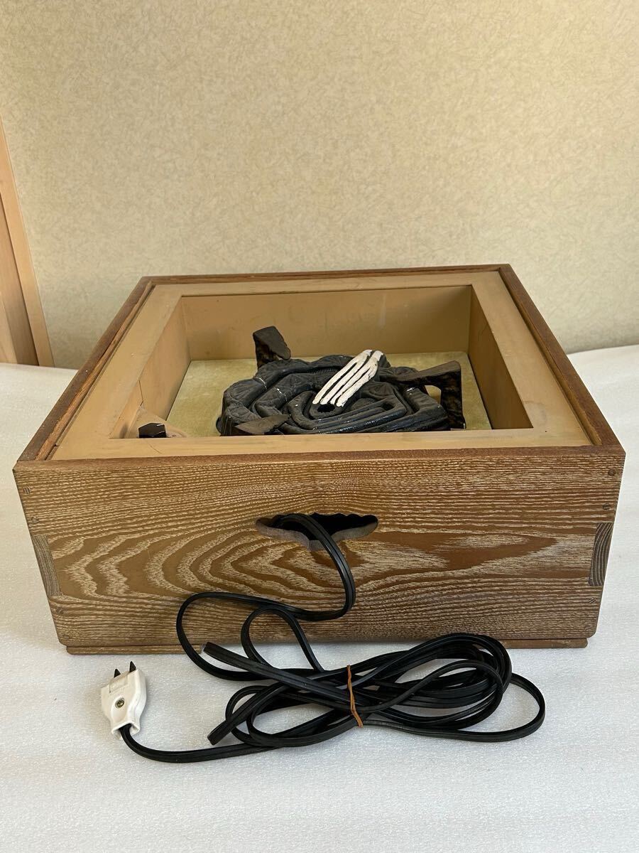 電気炉壇 炭型電熱器 野々田式 茶道具 炉・置炉用 切替スイッチ付き(内 