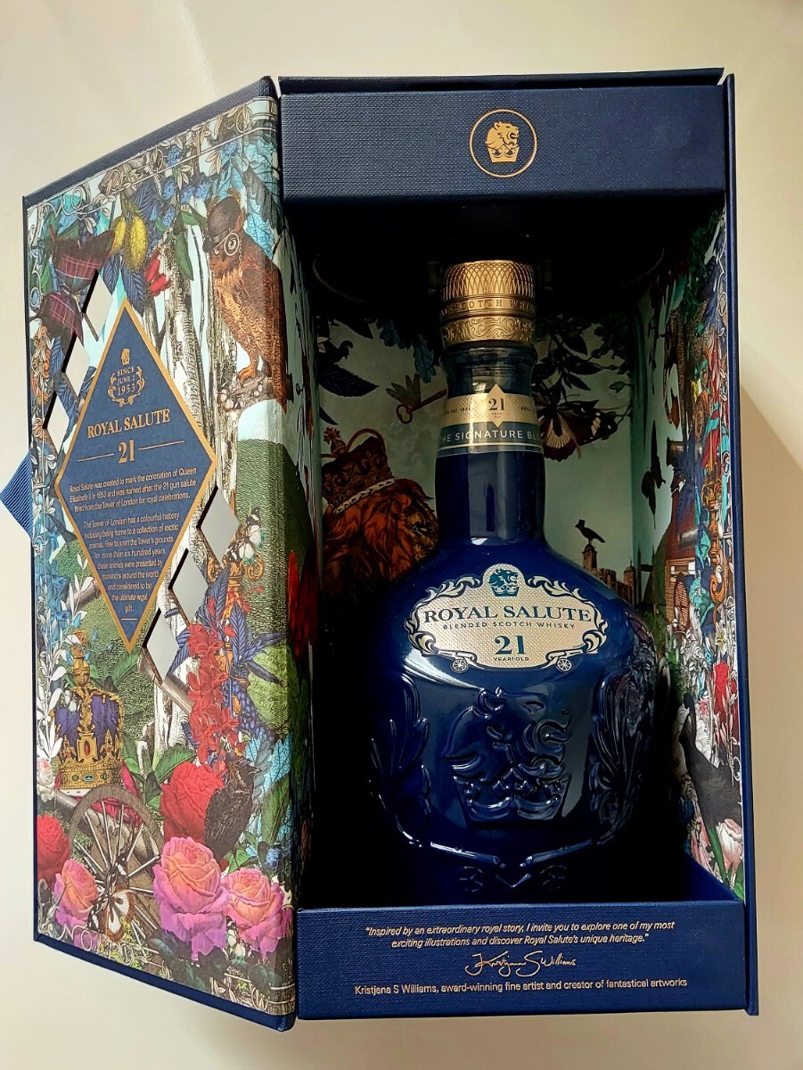 ROYAL SALUTE 21年 ブレンデッドスコッチウイスキー箱&瓶付き ロイヤル