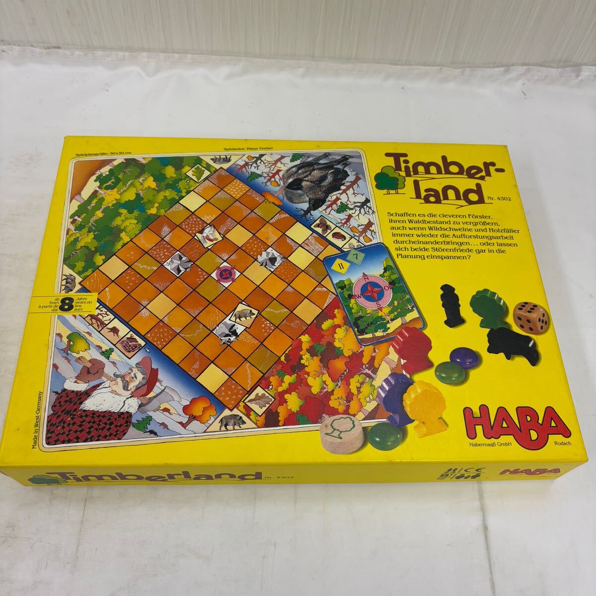 『現状品』ティンバーランド Timber-land HABA ボードゲーム テーブルゲーム ボドゲ C200【80サイズ】
