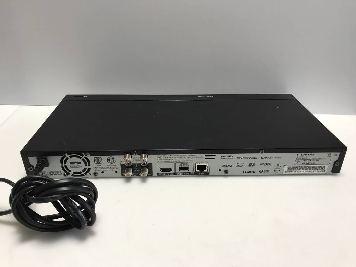 FUNAI BDレコーダー FBR-HW1010 ジャンクRT-4962 【公式通販】