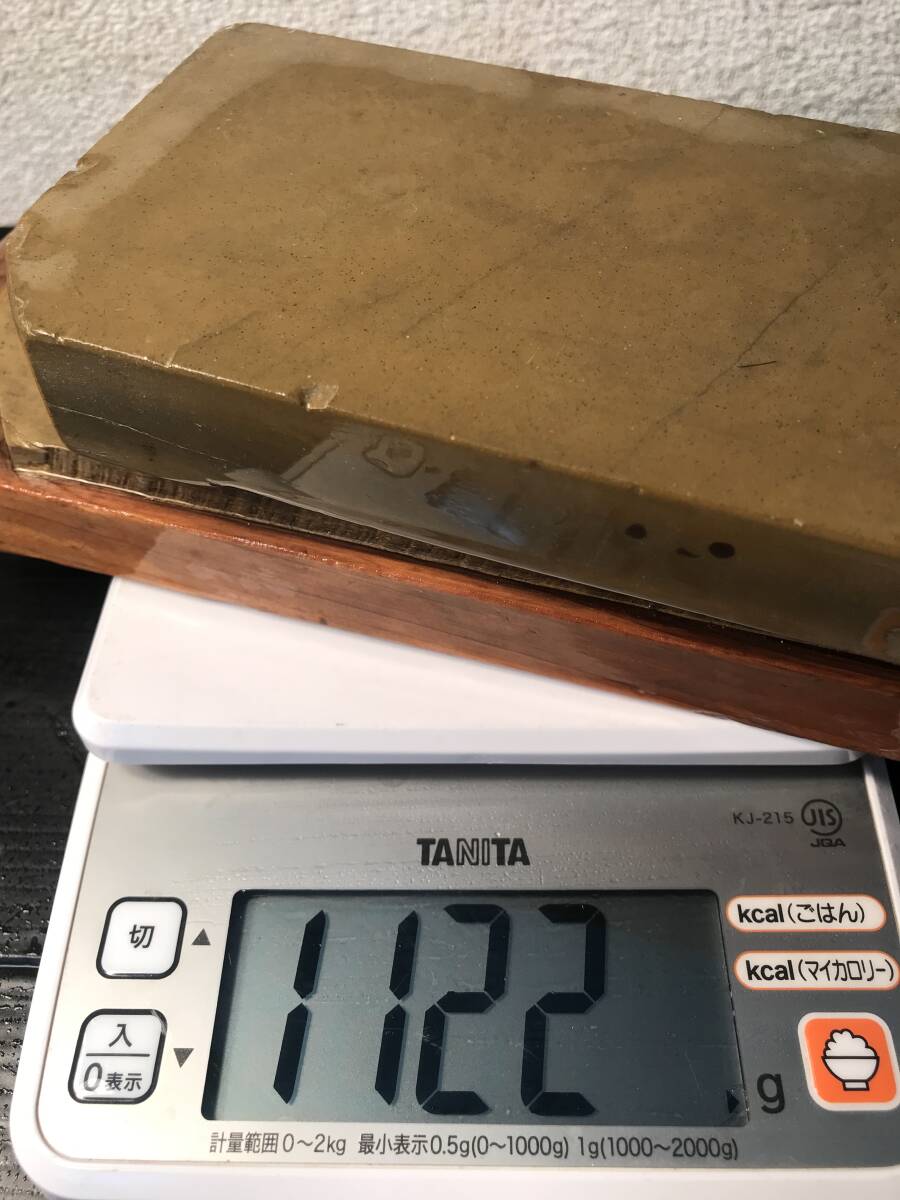 ☆理容 高級 天然砥石 京都 本山 正本山 2点セット 約 重さ 1122g (3)_10