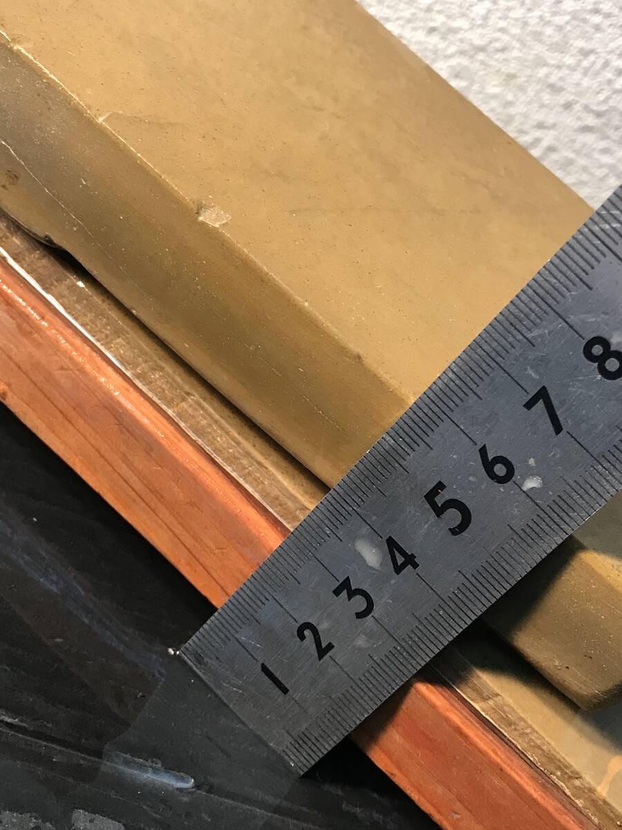 ☆理容 高級 天然砥石 京都 本山 正本山 2点セット 約 重さ 1122g (3)_8