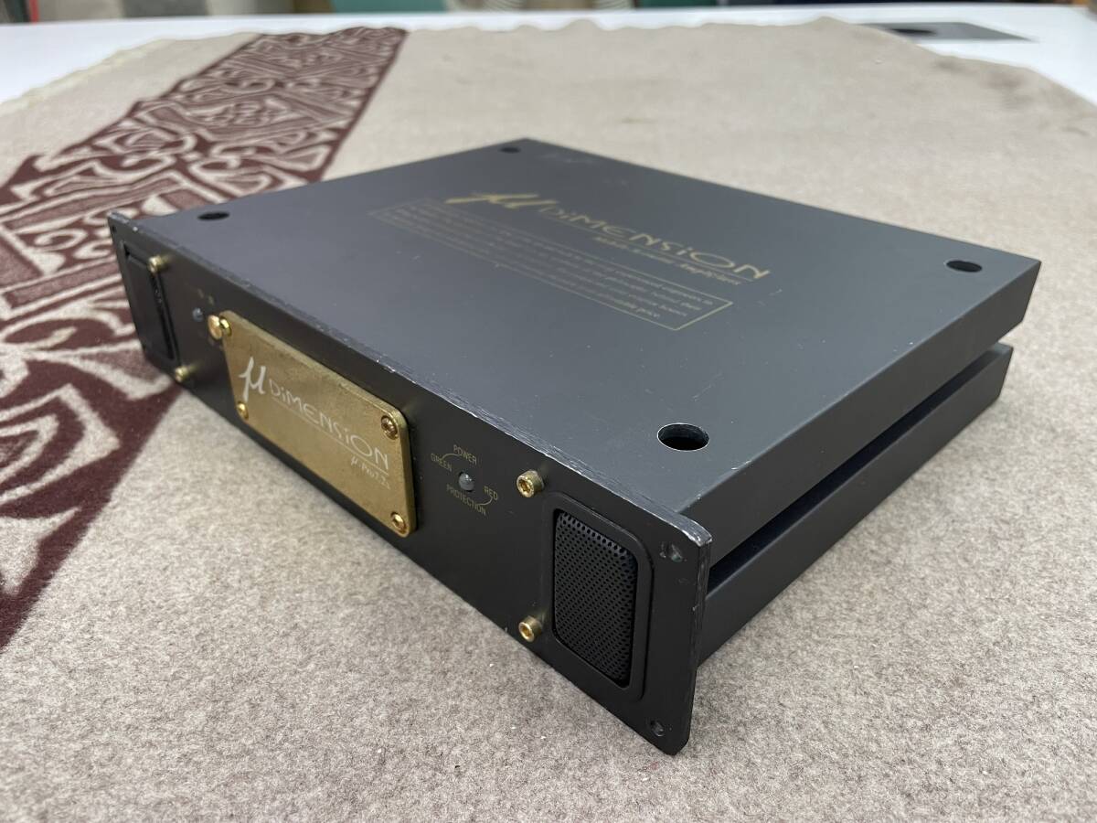 【中古アンプ】μ-DIMENSION 2chアンプ μ-Pro7.2x カーオーディオ ミューディメンション μ-Dimension (ミューディメンション) Mobile 2chアンプ 中古アンプμ-DIMENSION ホワイト