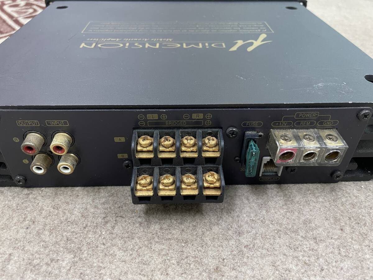 【中古アンプ】μ-DIMENSION 2chアンプ μ-Pro7.2x カーオーディオ ミューディメンション μ-Dimension (ミューディメンション) Mobile 2chアンプ 中古アンプμ-DIMENSION ホワイト