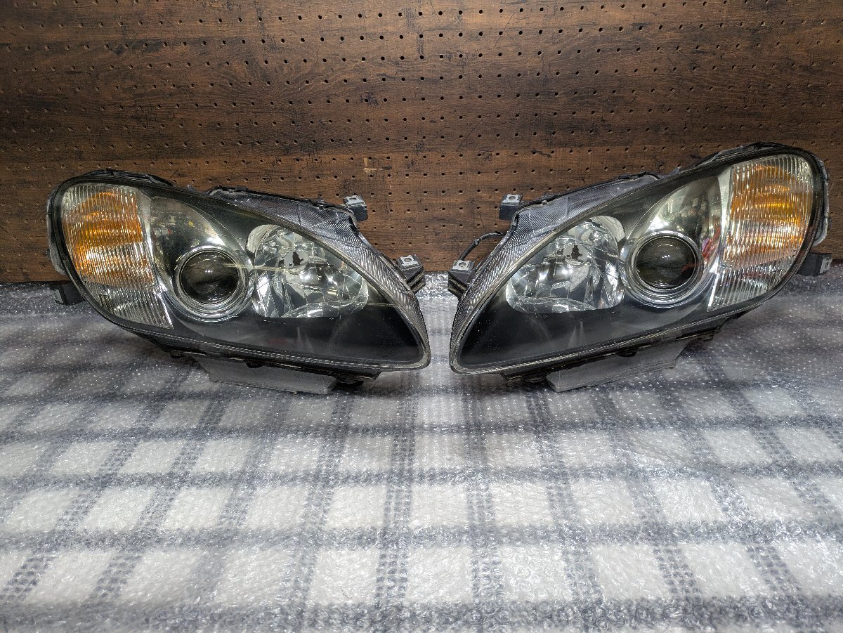 S2000 純正ヘッドライト AP1 前期 左右セット バラスト付き HONDA S2000 AP1 前期モデル 純正 HID ヘッドライト 運転席 助手席