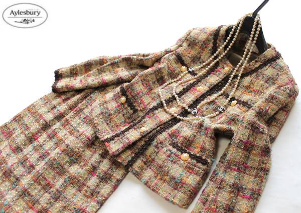 美品11号！Aylesbury /アリスバーリー♪上質ツイード大人スーツ