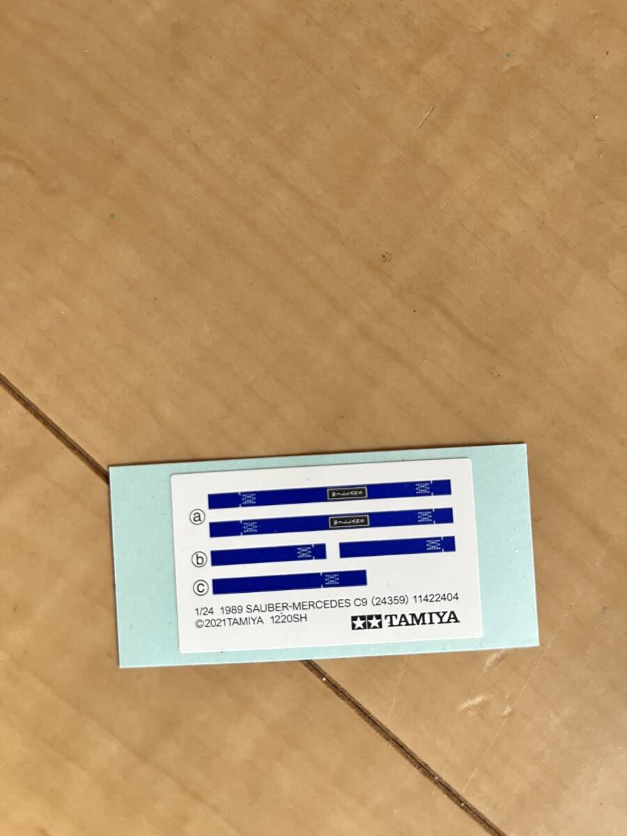 送料込み ! ! タミヤ　1/24メルセデスC9用社外デカール残り / TAMIYA田宮MercedesC9_6
