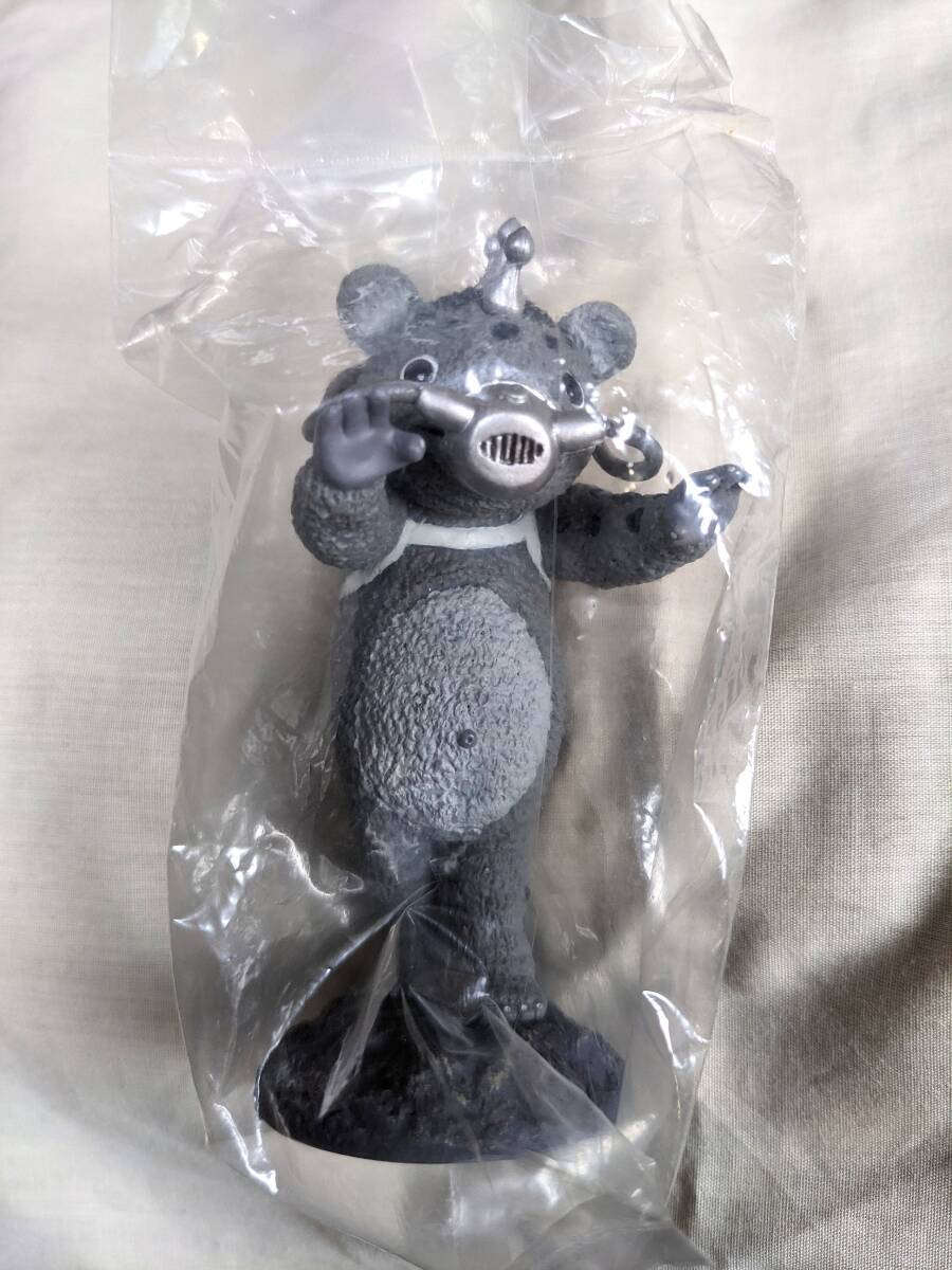 快獣ブースカ☆宇宙遊泳 モノクロバージョン 内袋未開封☆ソフビ