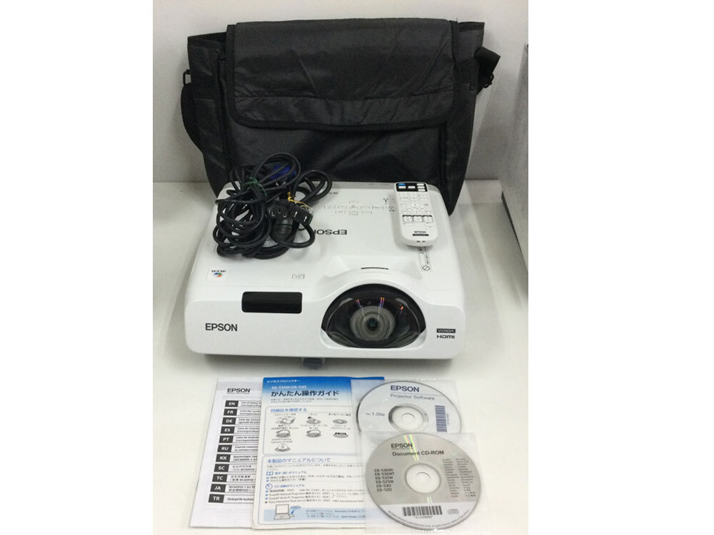 EPSON（エプソン） EB-535W プロジェクター ランプ点灯時間131H/0H