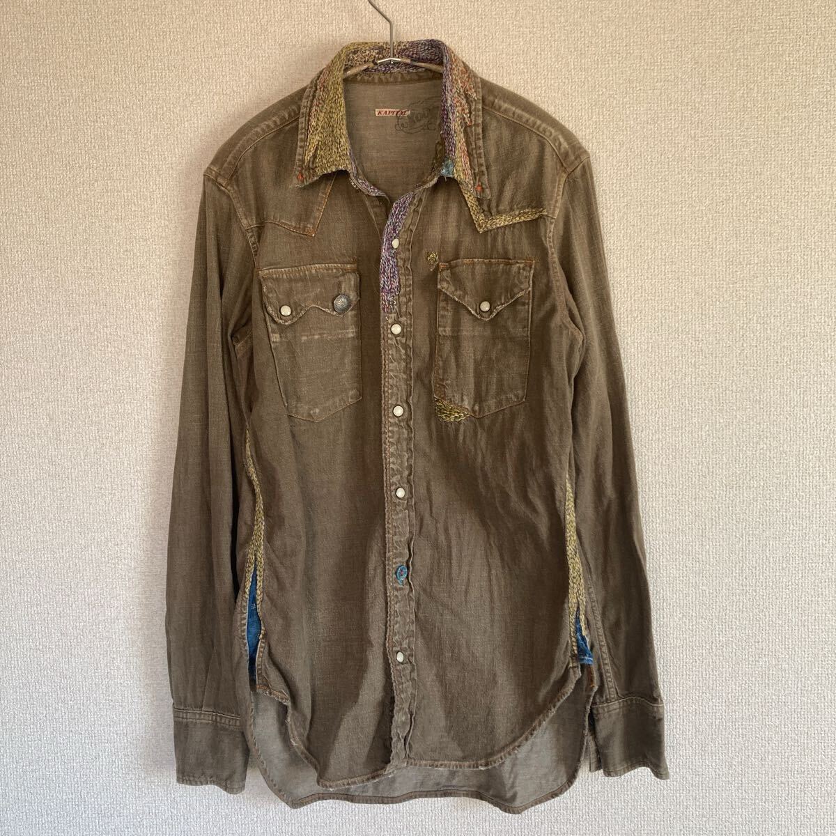 KAPITAL キャピタル カントリー ヴィンテージ加工 シャツ 公式 KAPITAL キャピタル カントリー ヴィンテージ加工 シャツ 公式