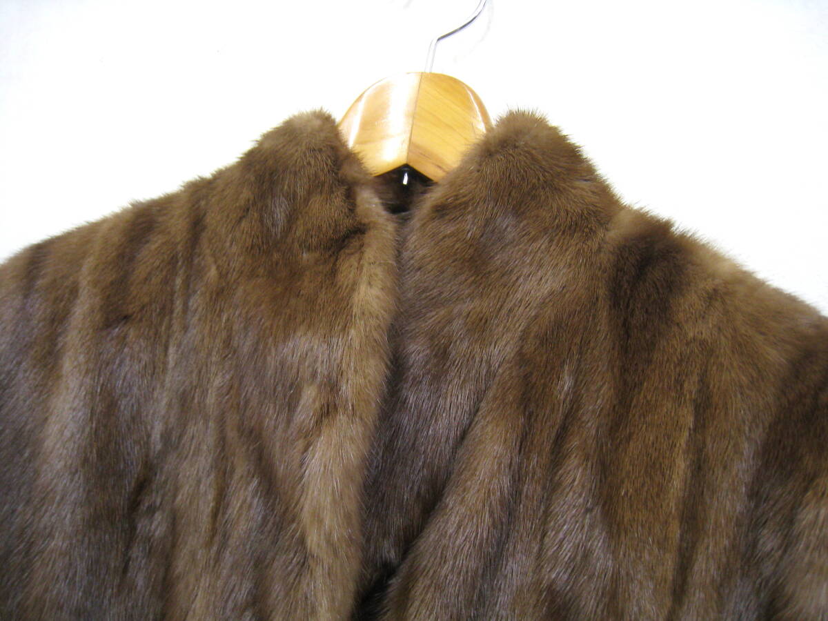 MINK ミンクファー 高級毛皮 ハーフコート ジャケット レディース 