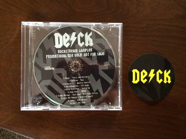 DJ Deckstream Rockstream Sampler ステッカー付き m-flo レアの入札