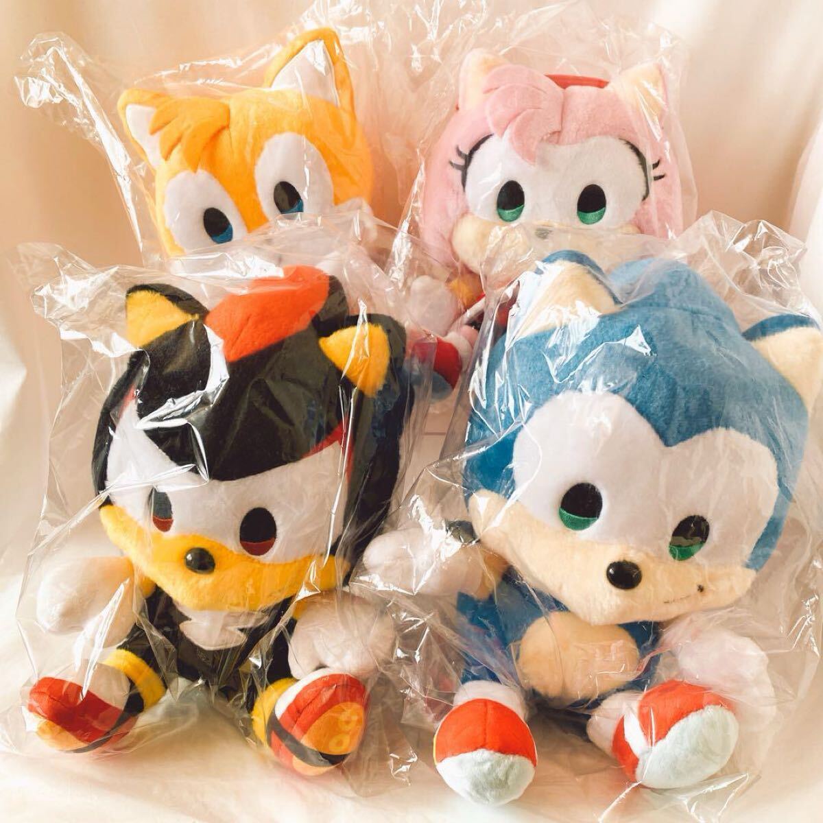 Mサイズ 全4種セット SONIC＆FRIENDS ソニック＆フレンズ ぬいぐるみ
