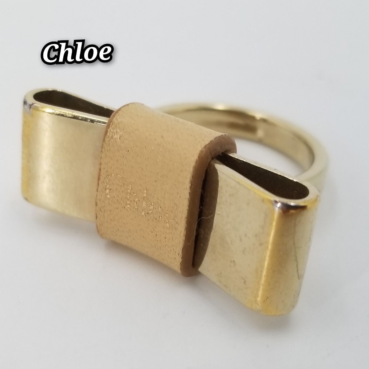 ☆良品☆ Chloe クロエ 指輪 リング リボン 13号 BUYくるSHOP