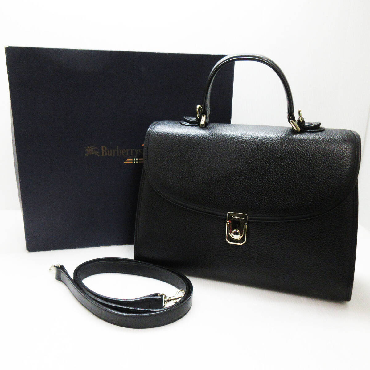 GN-3392 2WAYバッグ BURBERRY/バーバリー 裏地 ノバチェック シャドー 