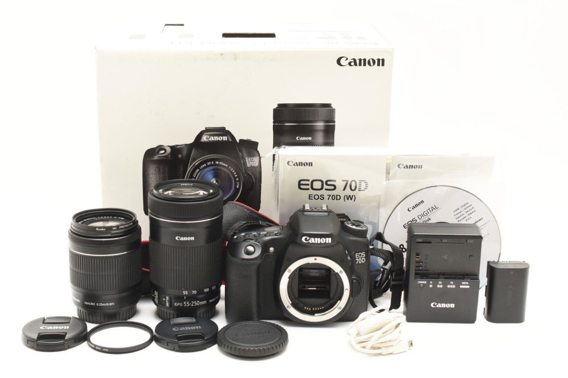 CANON EOS 70D ダブルズームキット 価格比較 - 価格.com