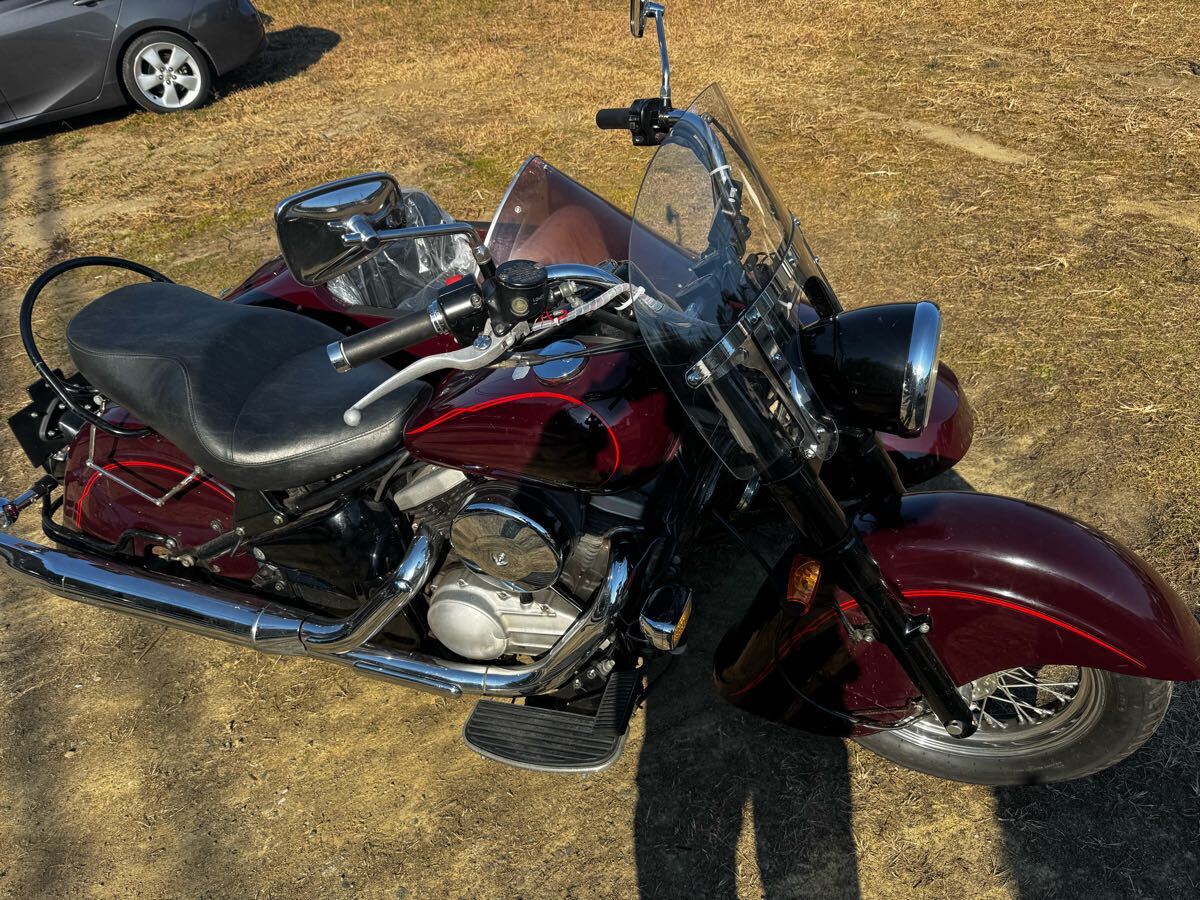 バルカン800 ★側車付きオートバイ★ドラレコ付き★売り切り_1