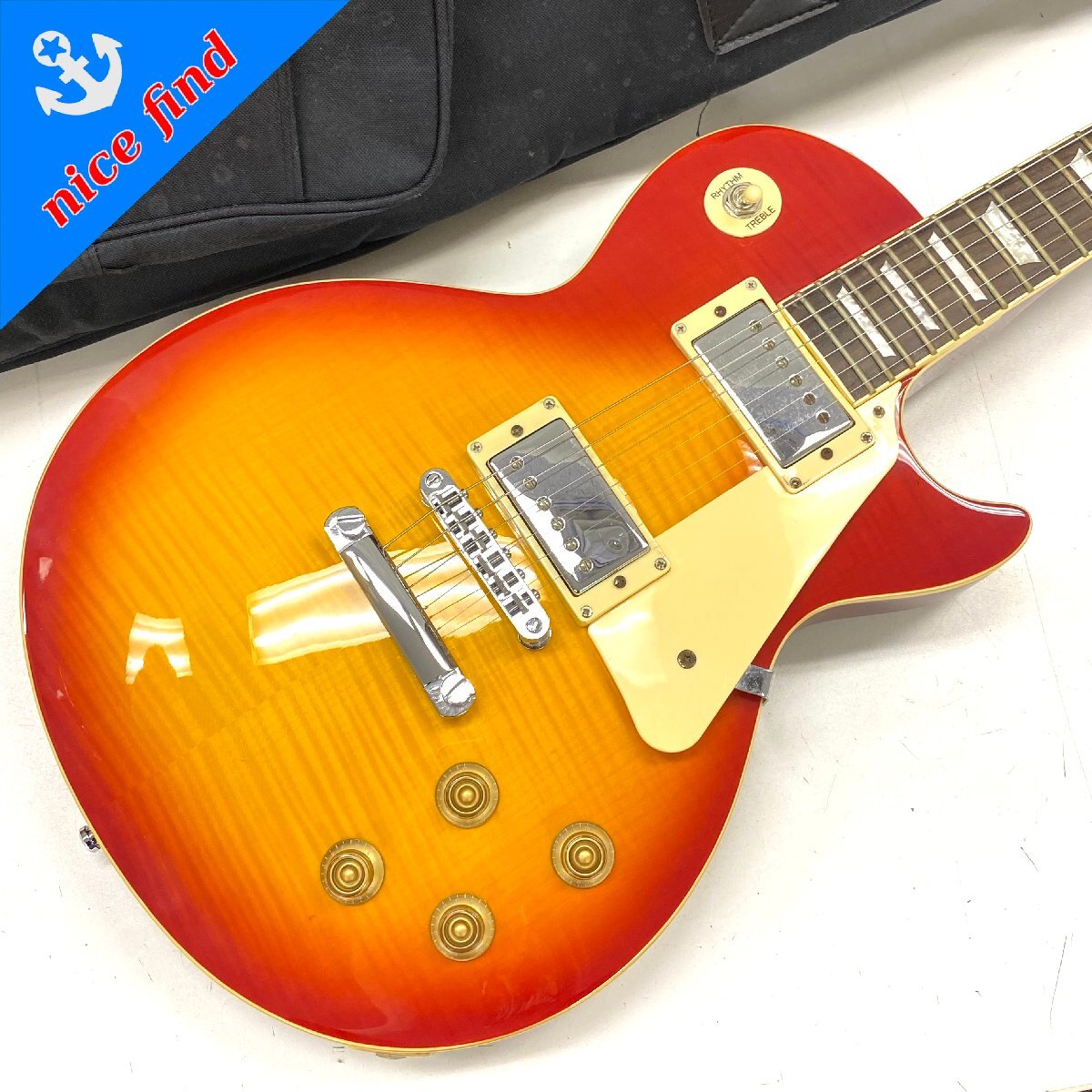 ◇ブリッツ Blitz BY Aria Pro II◇Leopard レスポールタイプ エレキ