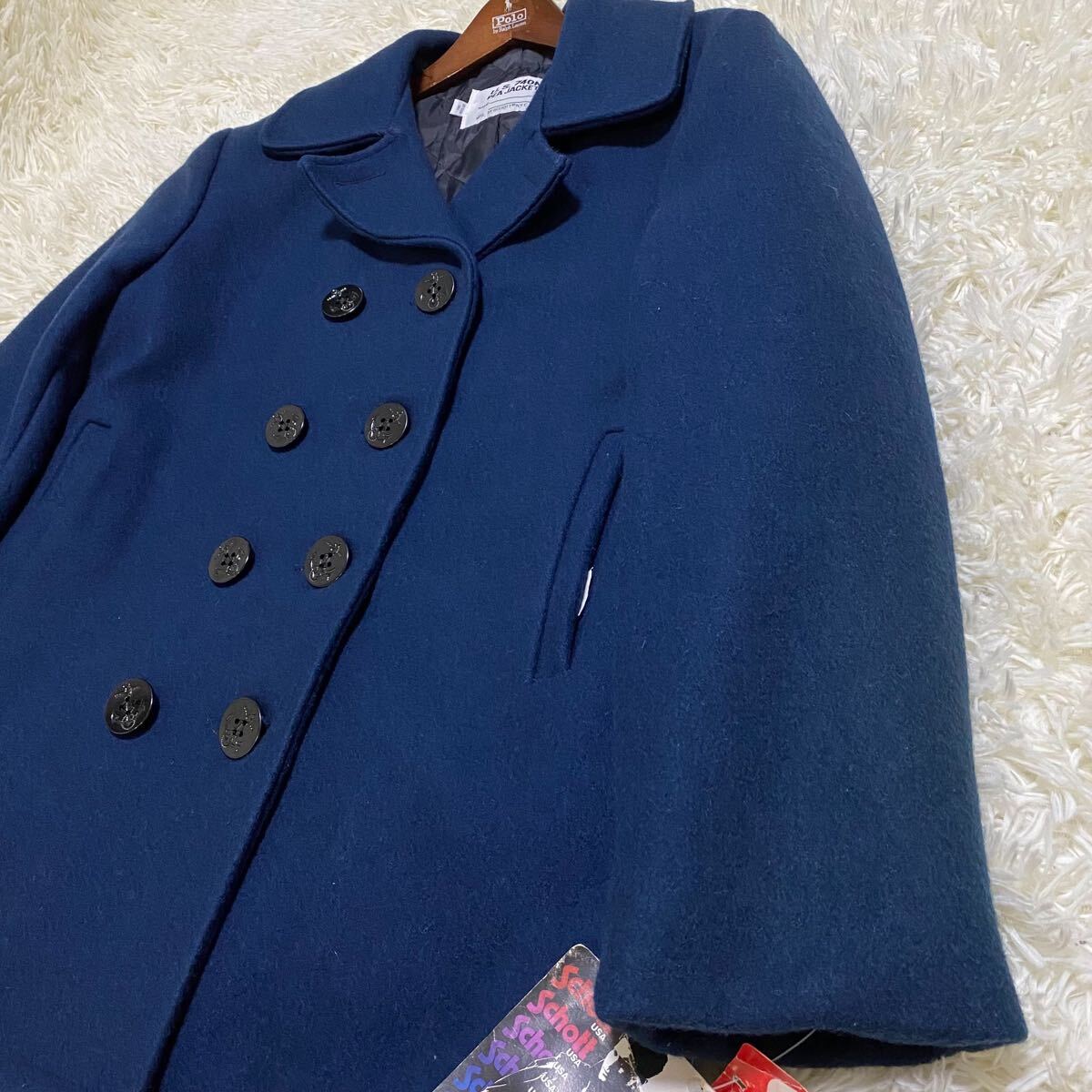 未使用タグ付き！】schott ピーコート U.S.740N PEA JACKET 希少